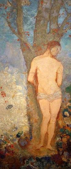 Odilon Redon Saint Sebastian France oil painting art